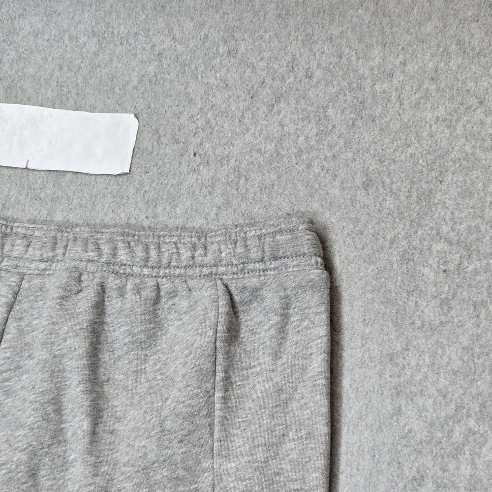 Adidas Men Activewear Pants L Gray Sweatpants Fleece HP1949 Logo 28